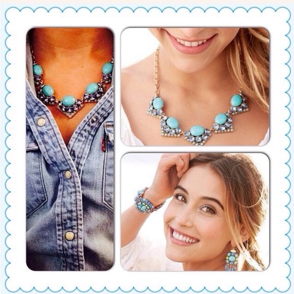 STELLA & DOT - RORY Mini Statement Necklace. - Picture 6 of 8